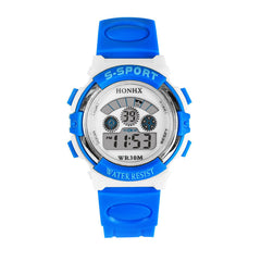 Children Watch Date Week Display Multi-function Kids Sport Three-eye Digital Watch