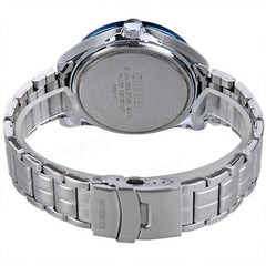 Stainless Steel Band Quartz Analog Men Wrist Watch