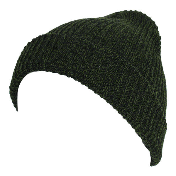 Unisex Stripe Knitted Slouch Beanie Hat - Warm Elastic Winter Cap for Men & Women