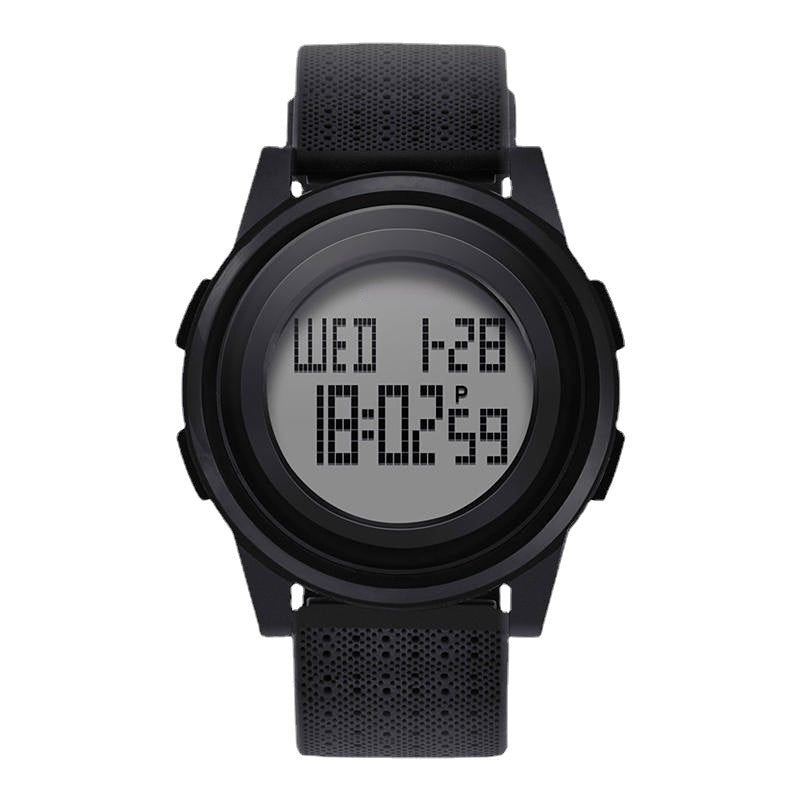 Digital Watch LED Waterproof PU Leather Sports Student Watch