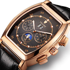 Week Date Display Automatic Mechanical Watch Business Style Men Wrist Watch