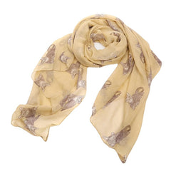 Women's Cat Pattern Spring Scarf - Bali Yarn Fashion Accessory