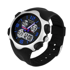 12/24 hours Stopwatch Timing Luminous Display Waterproof Men Dual Display Digital Watch