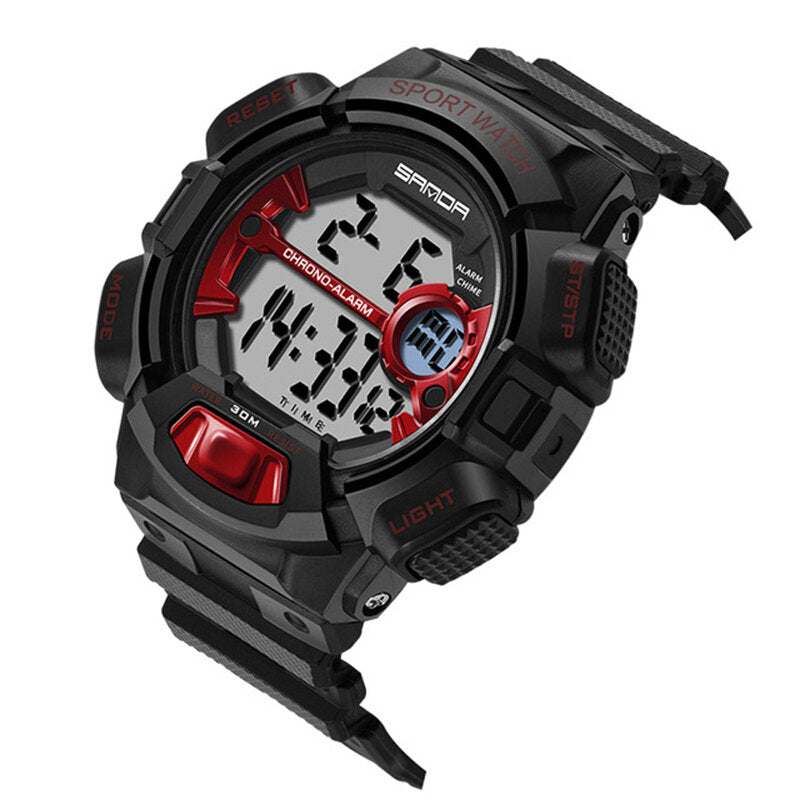 Digital Watch Luminous Display Calendar Alarm Stopwatch Watch Outdoor Sport Watch