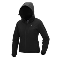 Heated Waterproof Jacket with 5 Zones, Intelligent Hood, for Work, Motorcycle, Skiing, Riding