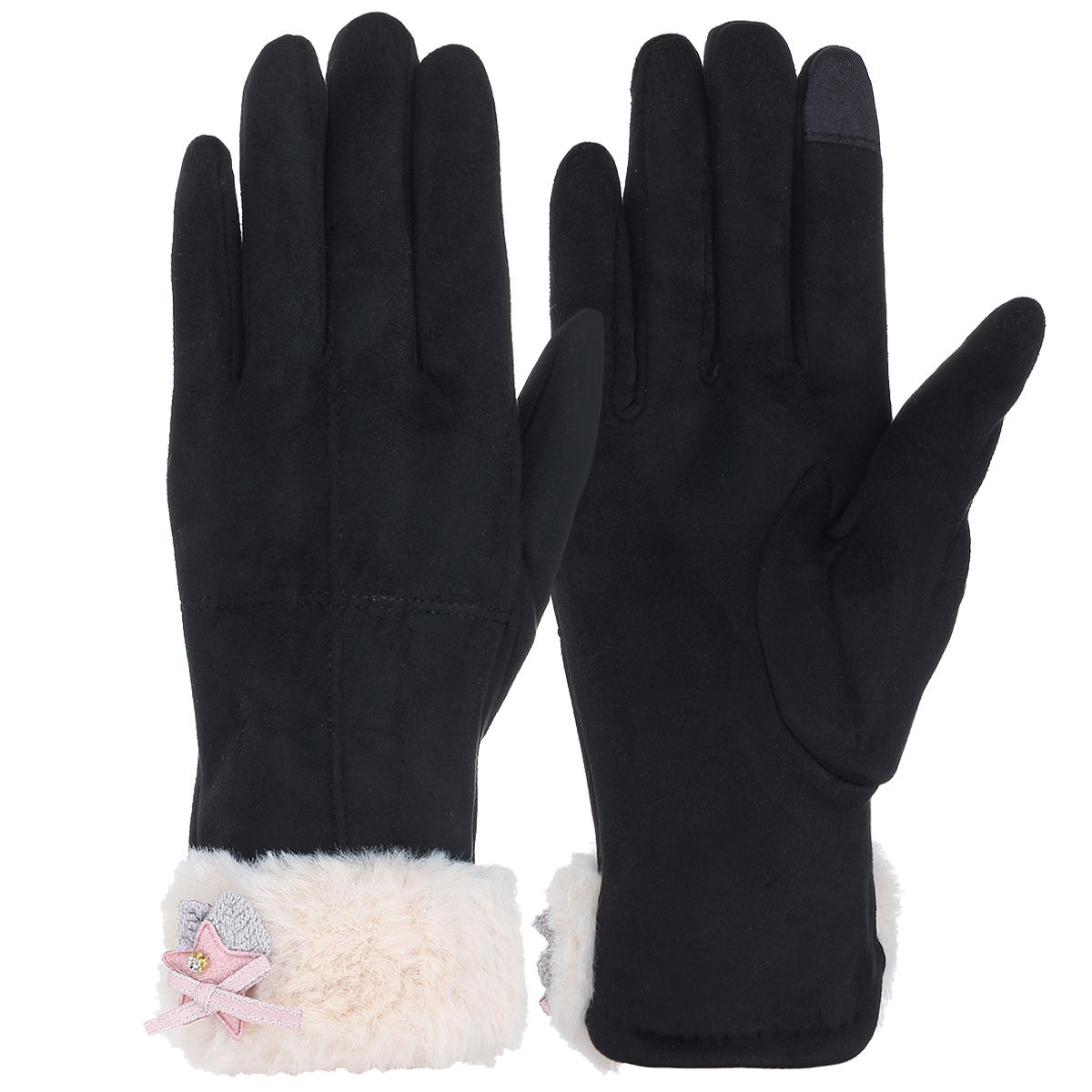 Women's Winter Touchscreen Gloves - Windproof, Full Finger, Outdoor Motorcycle Use