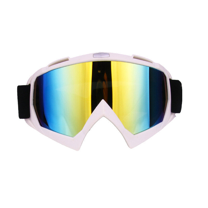 Skiing Goggles Snowboard Ski Eyewear Anti-UV Glasses For Motorcycle Motocross Red Lens