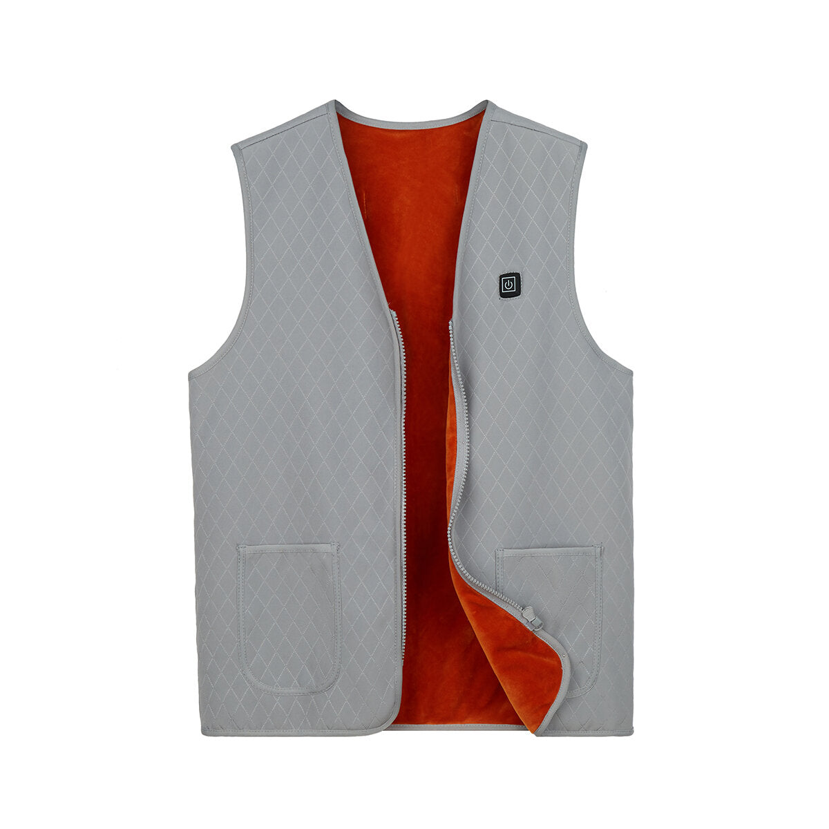 USB Heated Vest Jacket - 5-Heating Pad Electric Winter Warmth