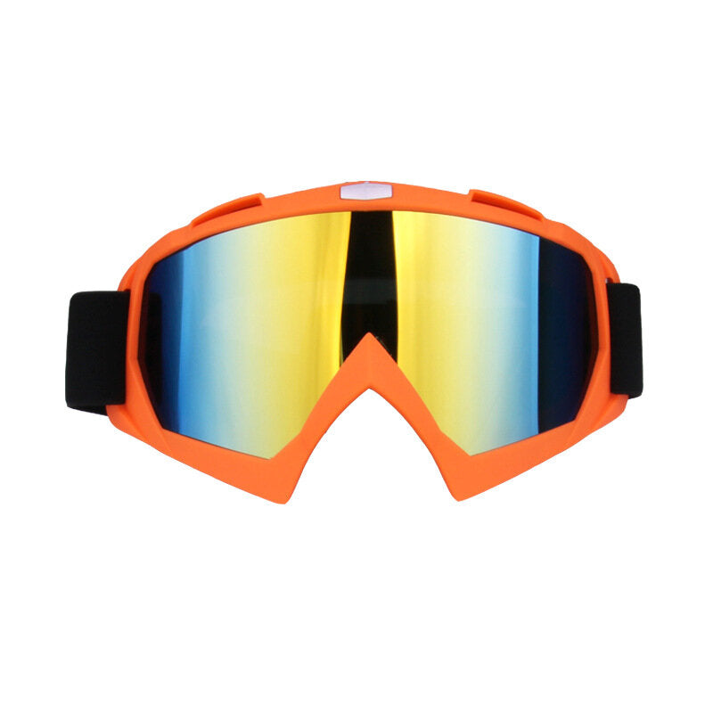 Skiing Goggles Snowboard Ski Eyewear Anti-UV Glasses For Motorcycle Motocross Red Lens