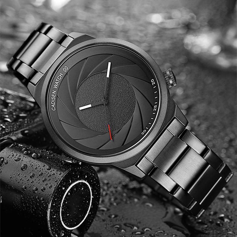 Creative Camera Aperture Dial Various Straps Men Fashion Watch Quartz Watch