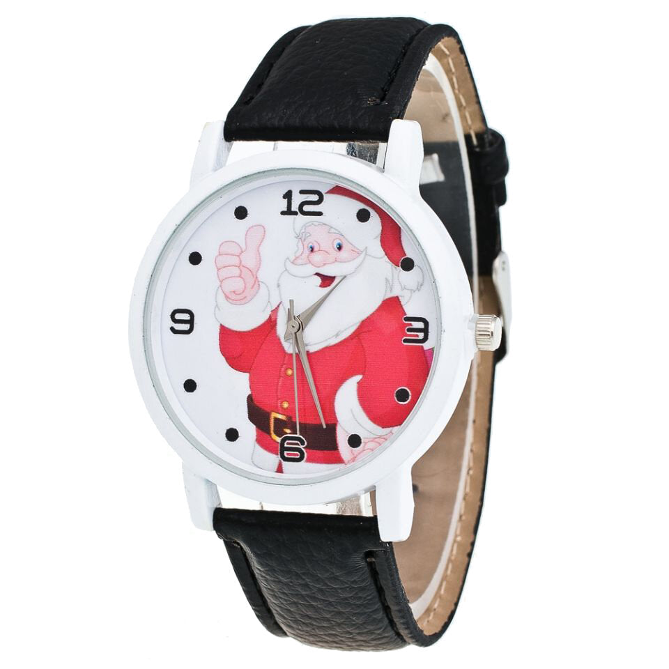 Cartoon Santa Thumbs Up Cute Fahsion Kid Watch Quartz Watch