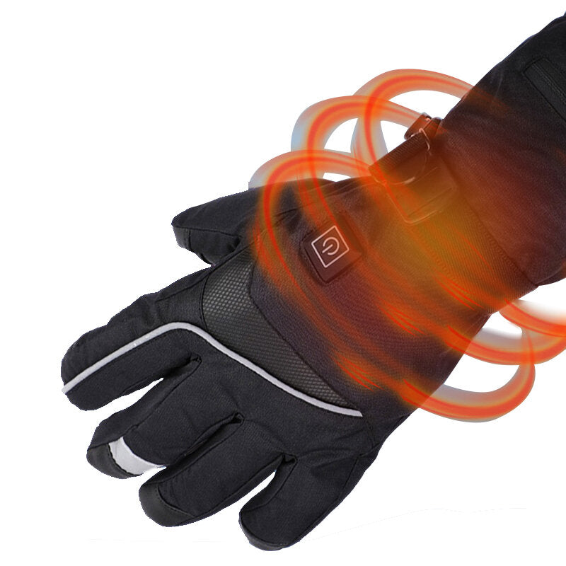 Waterproof USB Heated Touchscreen Gloves with Temperature Control