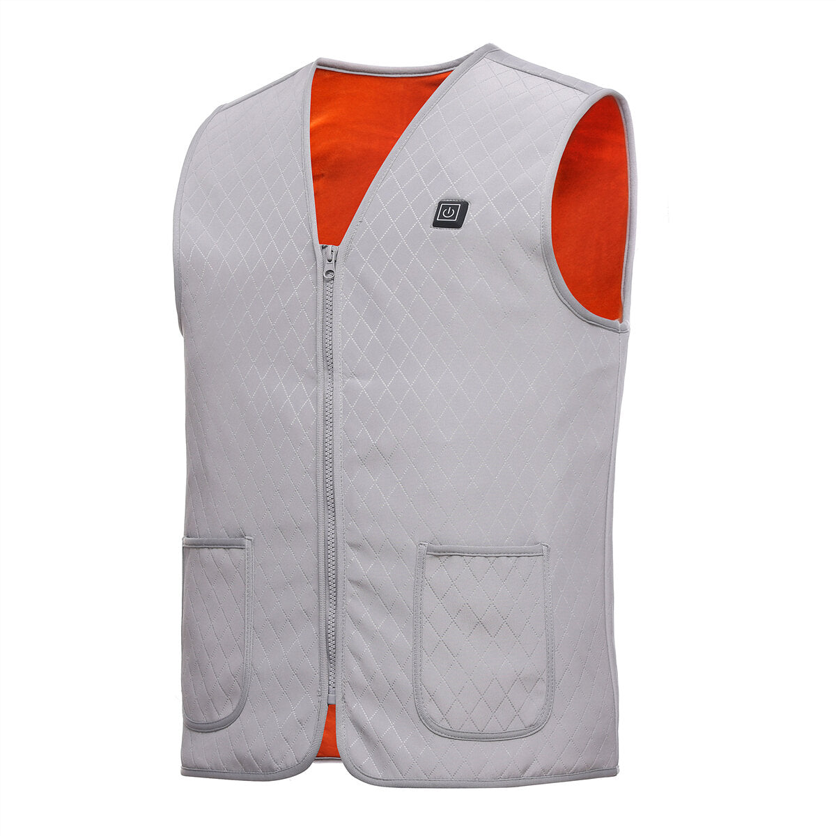 USB Heated Vest Jacket - 5-Heating Pad Electric Winter Warmth