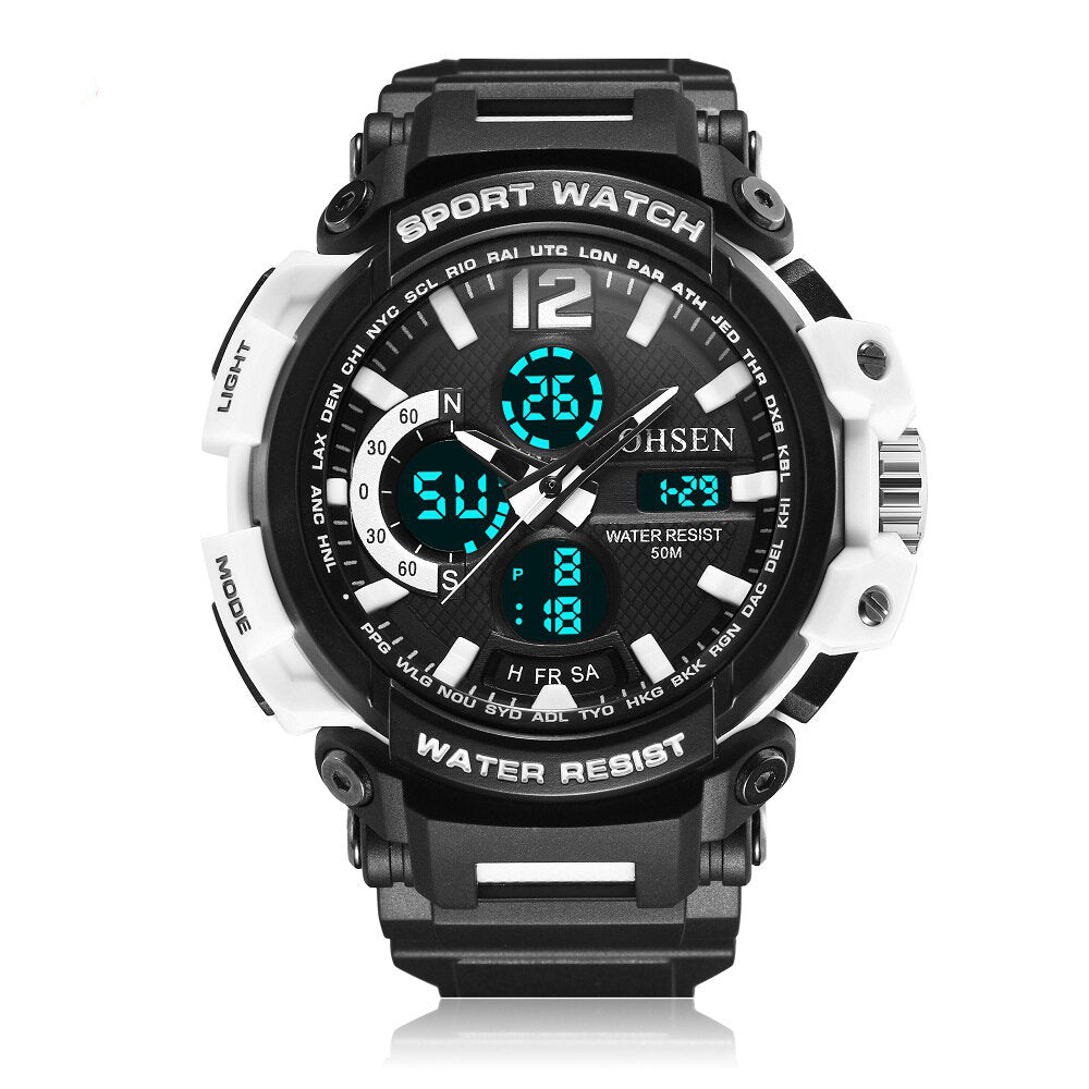 LED Alarm Waterproof Digital Watch Men Women Student Sport Watch