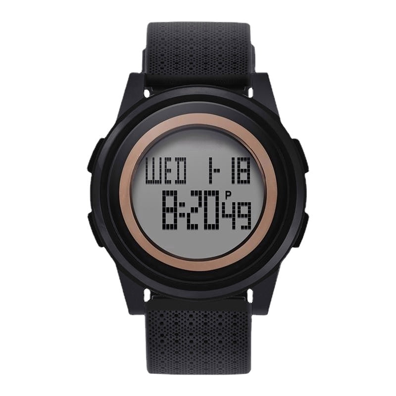 Digital Watch LED Waterproof PU Leather Sports Student Watch