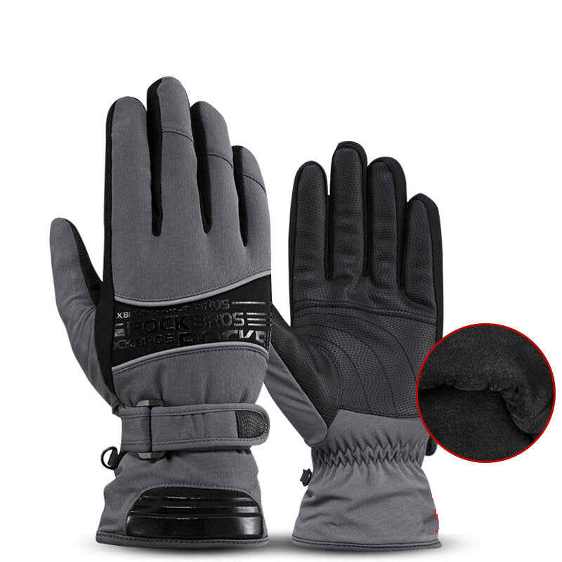 20 Degree Thermal Ski Gloves Waterproof Snowmobile Snowboard Glove Snow Men Female Snowboarding Fleece Skiing Gloves