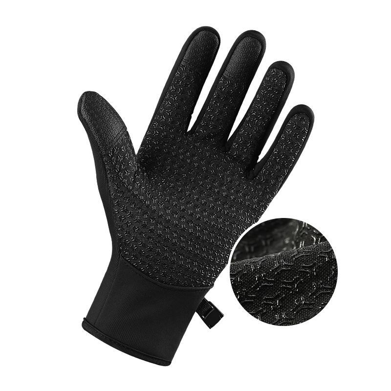 Windproof Waterproof Touchscreen Motorcycle Riding Gloves - Winter Warm Fleece Full Finger Sports Ski Gloves