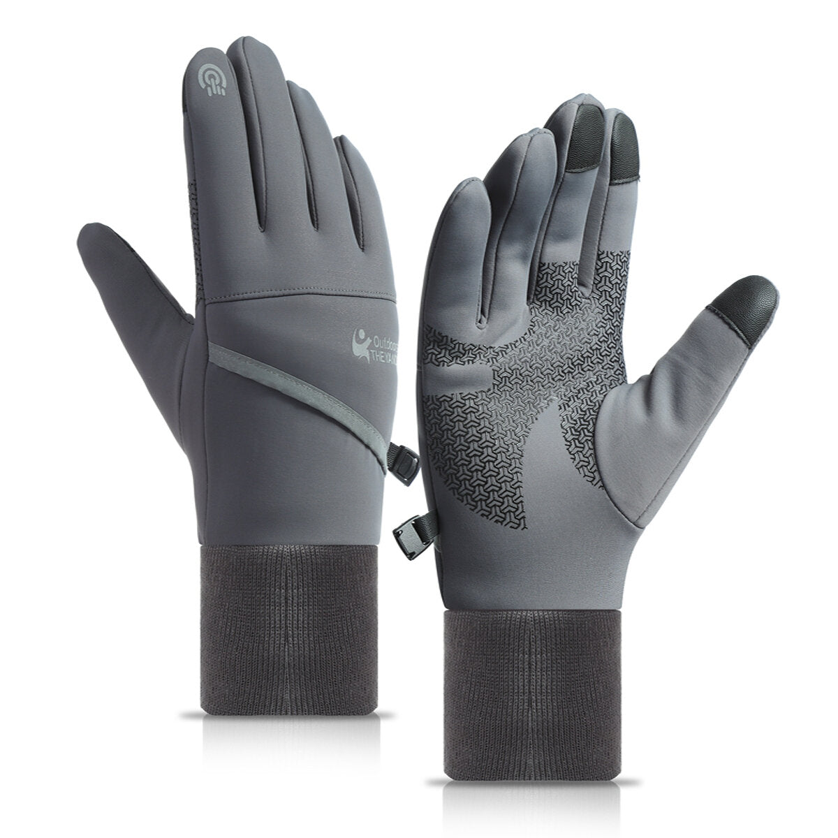 Winter Thermal Windproof Touchscreen Motorcycle Gloves - Antiskid Outdoor Sports