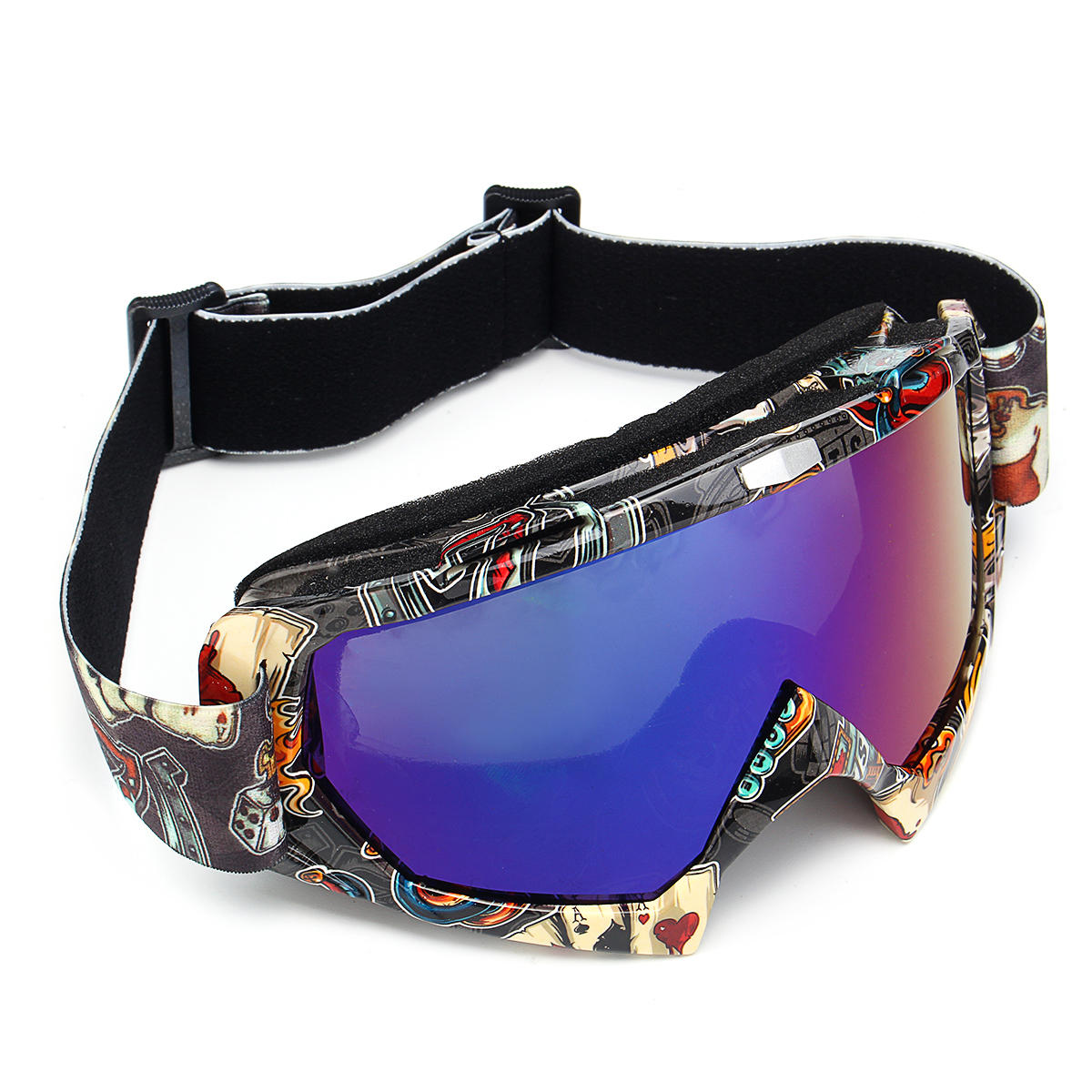 Motorcycle Goggles Windproof Racing Skiing Outdoor Sport Glasses