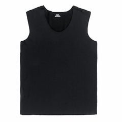 Men's Black Thermal Sleeveless Winter Underwear Top