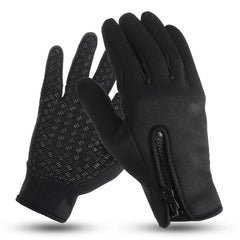 Unisex Touchscreen Ski Gloves: Warm, Windproof, Waterproof Fleece for Winter Sports & Cycling