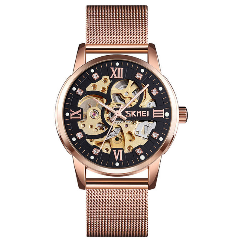 Fashion Automatic Men Watch Waterproof Luminous Display Gear Hollow Art Dial Mechanical Watch