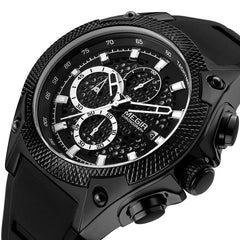 Men Watch Multi-function Chronograph Sport Quartz Watch