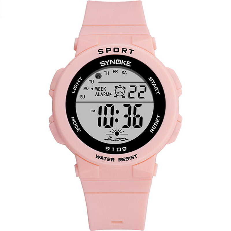 Children Watch 5ATM Waterproof Luminous Display Student Outdoor Sport Digital Watch