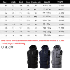 Unisex USB Heated Winter Jacket with Hood - Electric Warm Coat