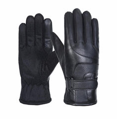 Waterproof Warm Leather Motorcycle Touchscreen Gloves for Men & Women