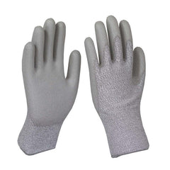 Level 5 Cut-Resistant Work Gloves with High-Density PU Palm Protection