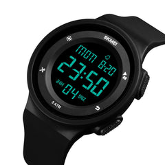 Fashion Silicone Waterproof LED Outdoor Sport Digital Watch