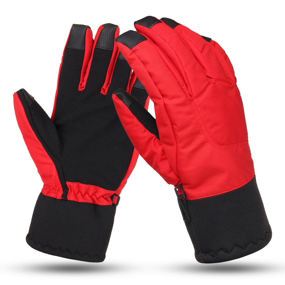 L Winter Motorcycle Gloves: Touchscreen, Windproof, Waterproof, Anti-slip, Thermal Nylon