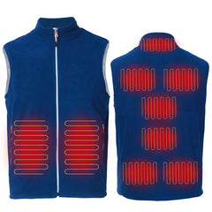 USB Heated Vest - Electric Heating Pads for Men & Women, Winter Warm Jacket with Intelligent Temperature Control