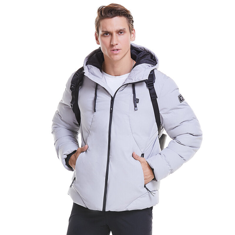 USB Heated Jacket for Warmth: Intelligent Heating, Hooded, Ideal for Work, Motorcycle, Skiing, Riding