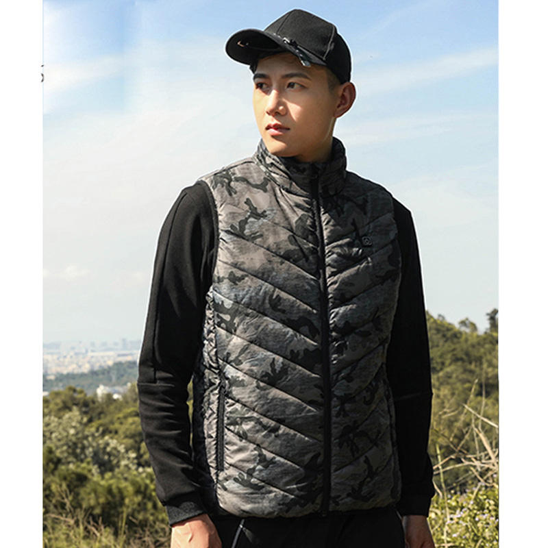 Men's Electric Heated Vest for Skiing & Cycling