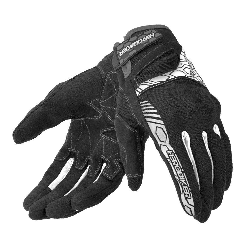 Motorcycle Motocross Full Finger Gloves Anti-slip Off Road Racing Touch Screen