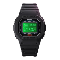 Sport Camouflage Children Watch 5ATM Waterproof Luminous Week Display LED Kids Outdoor Digital Watch