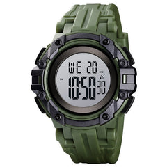 Alarm Chronograph Luminous 5ATM Military Style Sports Men Watch Digital Watch