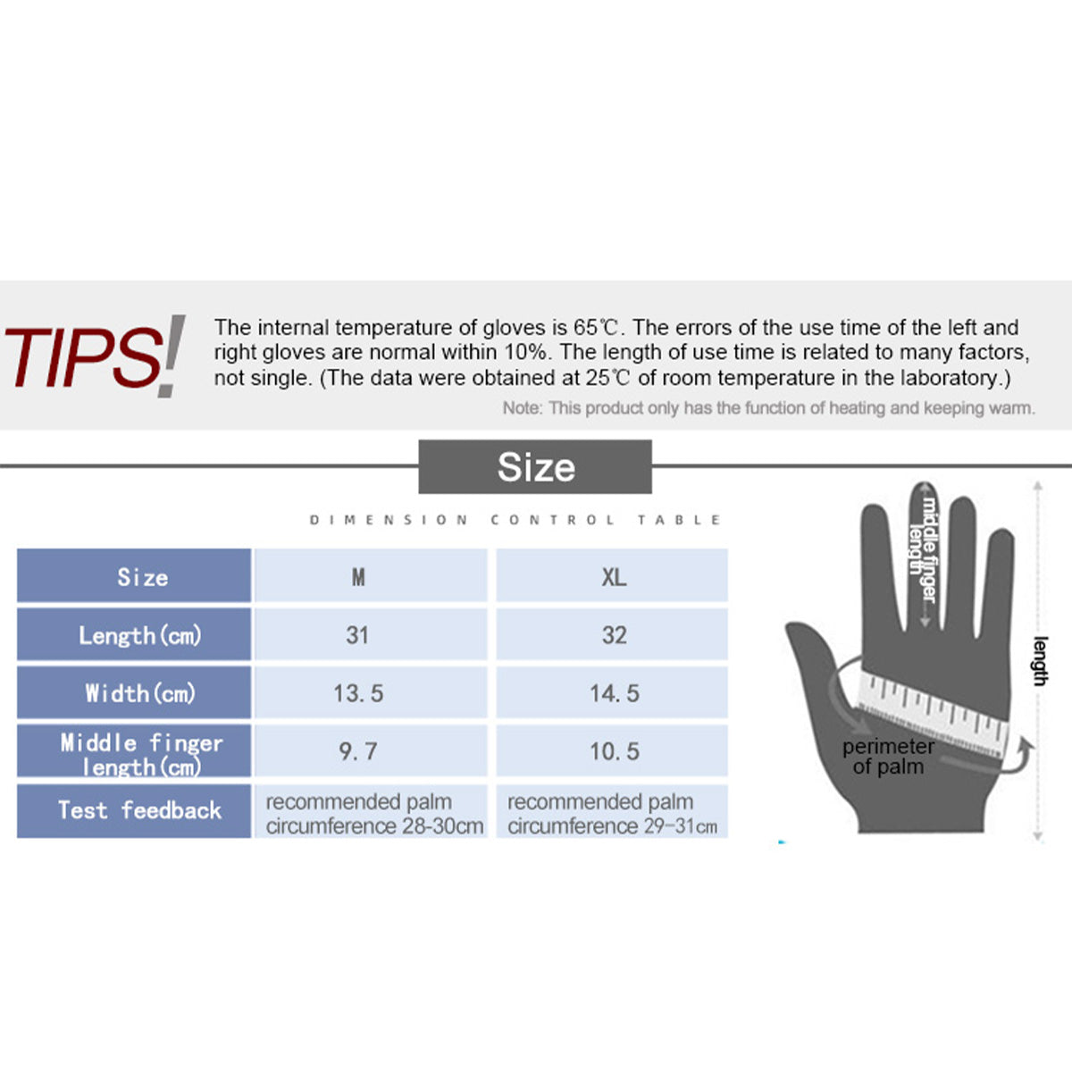 Heated Motorcycle Gloves, 3-Temp Settings for Outdoor Climbing