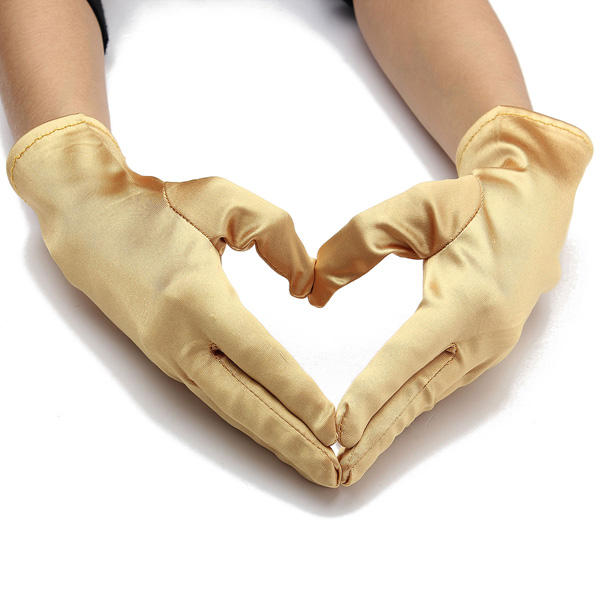 Elegant Wedding Prom Wrist Gloves