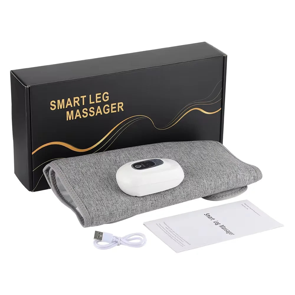 Electric 360° Air Pressure Calf Massager, Wireless Leg Massage, 3 Modes, Airbag Compression, Enhances Blood Circulation