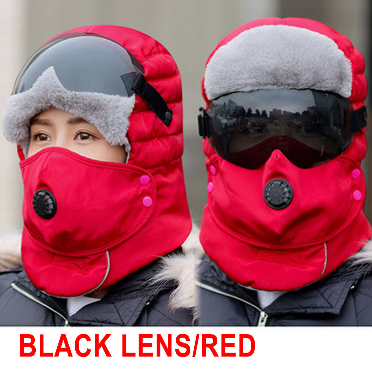 Winter Original Design Warm Winter Hat For Women Waterproof Hood Hat With Glasses