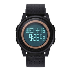 Digital Watch LED Waterproof PU Leather Sports Student Watch