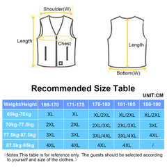 USB Heated Vest for Men & Women - Rechargeable Electric Warming Jacket