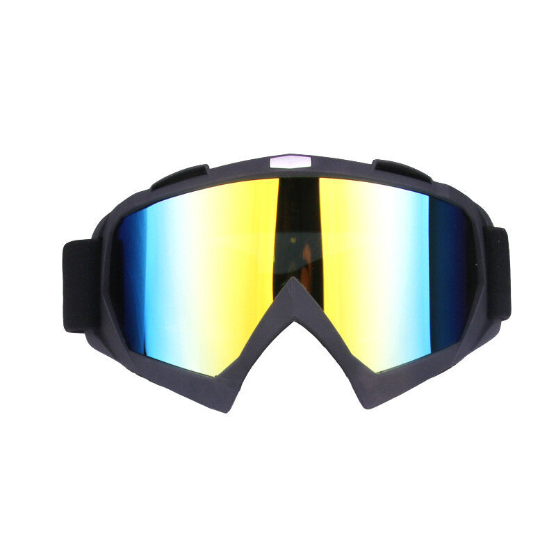 Skiing Goggles Snowboard Ski Eyewear Anti-UV Glasses For Motorcycle Motocross Red Lens