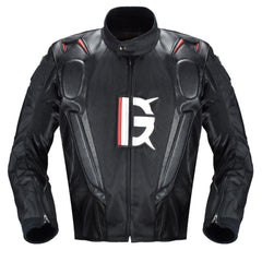 Motorcycle Jacket PU Leather Racing Body Armor Moto Motocross Off-road Protection Gear Clothing