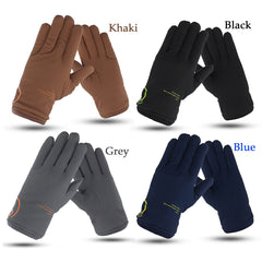 Men's Windproof Thermal Touchscreen Gloves for Winter Driving & Skiing