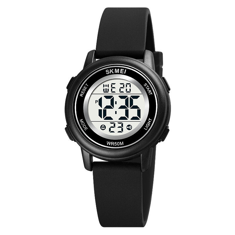 5ATM Waterproof Sports LED Backlight Display Children Digital Watch Stopwatch Clock Alarm