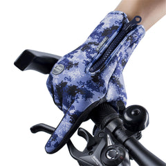 Waterproof Touchscreen Winter Gloves - Thick, Warm, Antiskid, Camouflage for Outdoor Sports